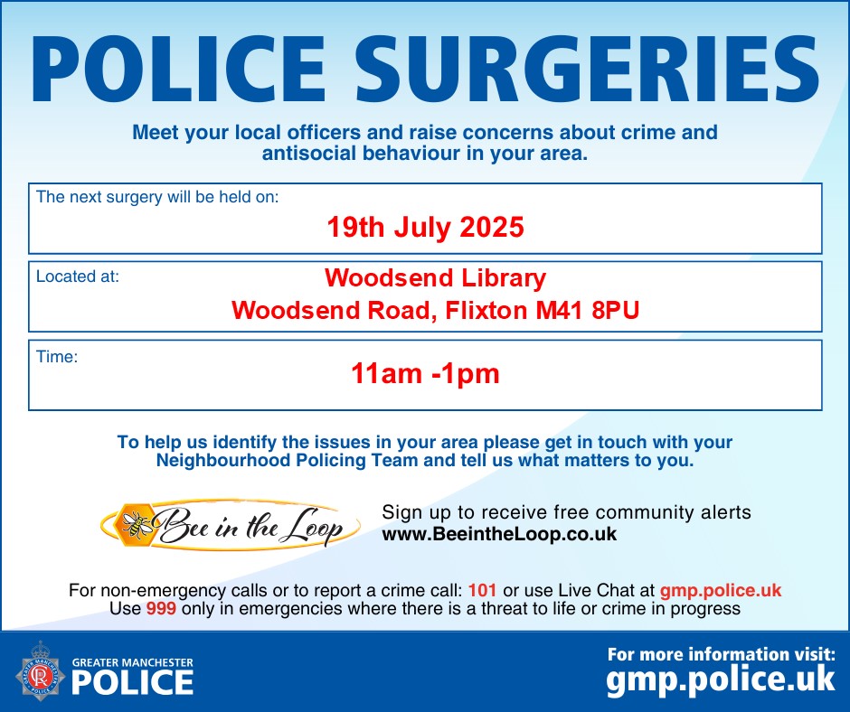 GMPTrafford's tweet image. Police Surgery