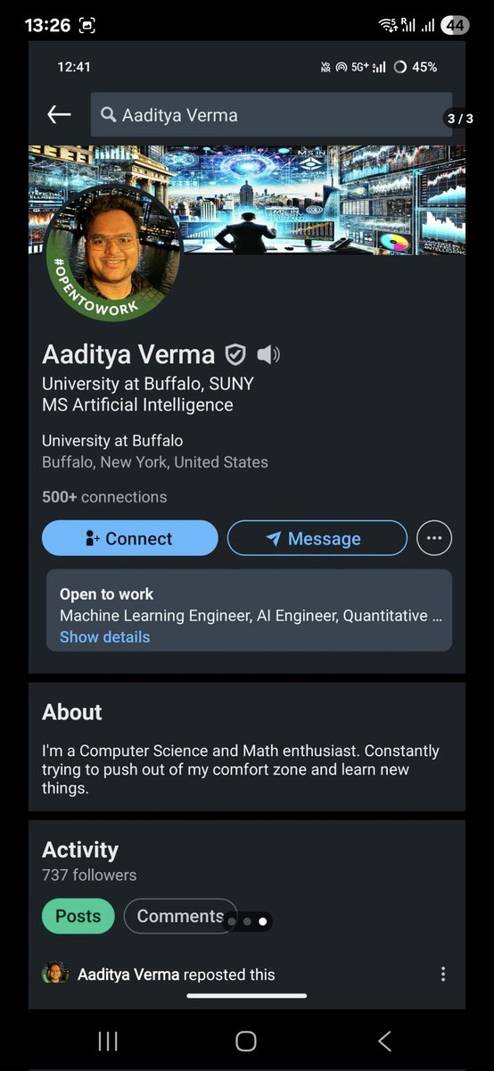 justforsooya's tweet image. hello @UBuffalo you have a student pursuing MS in AI aaditya Verma from India
hes sharing his degenerate remarks over a girl in India who died by suicide Sneha Debnath, and making extremely henious comments over the late girl
Is this the kind of people you want in your uni
