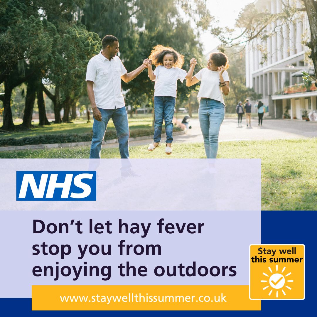 NNUH's tweet image. Did you know that hay fever medication works best when it’s taken consistently and not just when you feel symptoms?
Follow the instructions on the medication or speak to your pharmacist.
Visit ➡️ orlo.uk/6yy5j