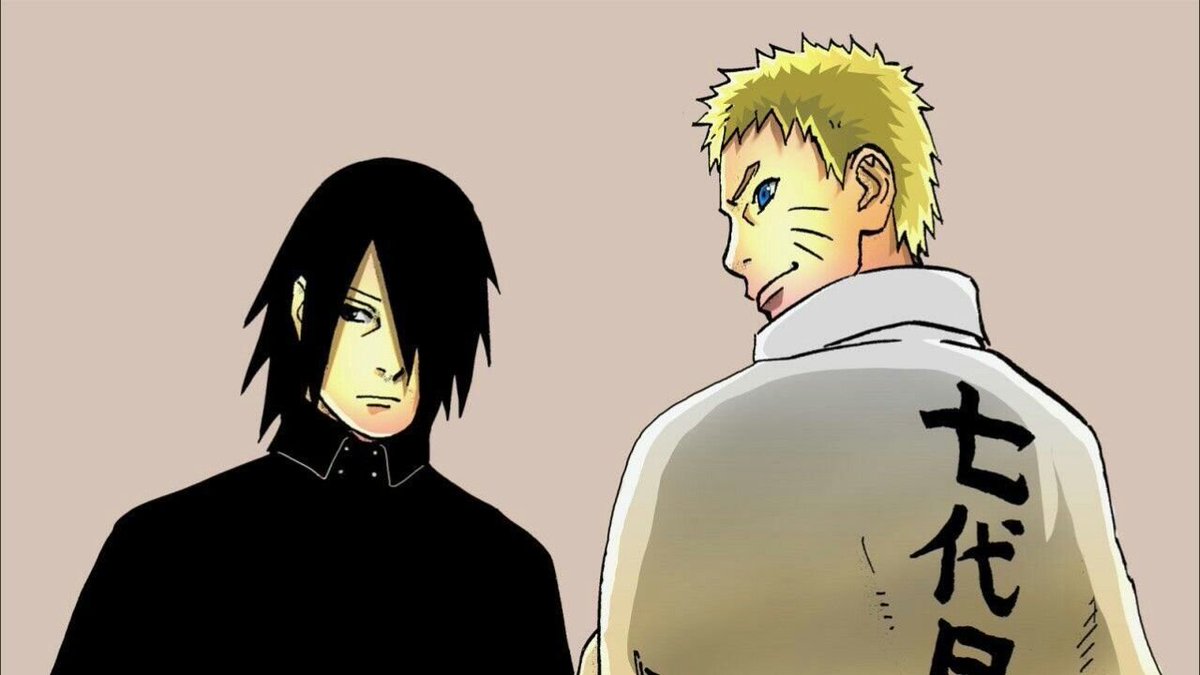 sasunaruhour's tweet image. Sasuke and Naruto over the years