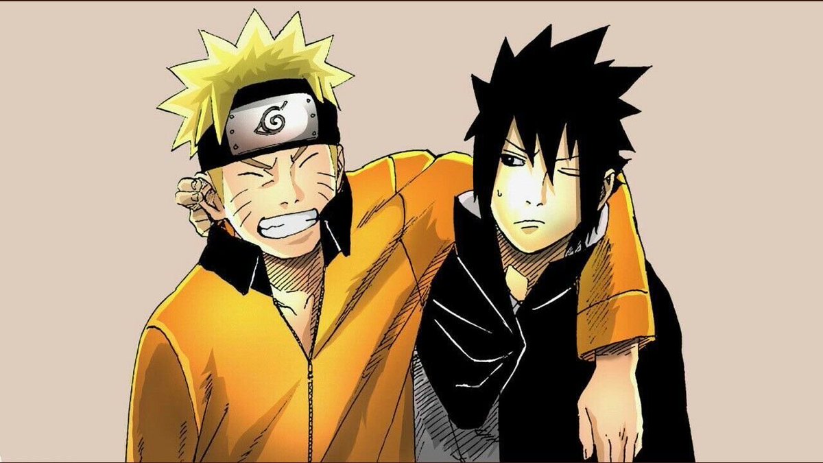 sasunaruhour's tweet image. Sasuke and Naruto over the years