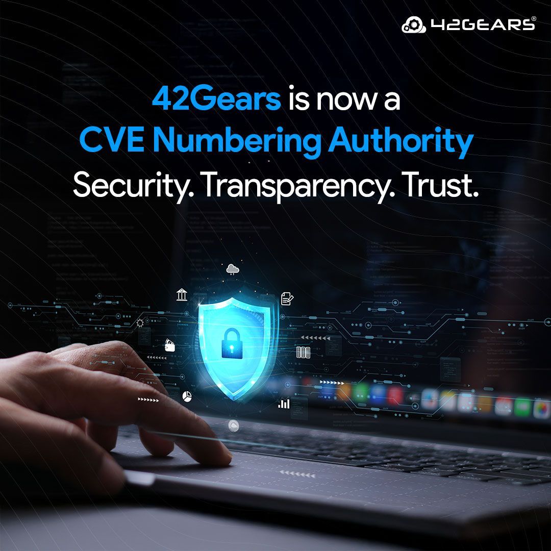 42gears's tweet image. We’re now a CVE Numbering Authority (CNA)!
This milestone reflects our commitment to accurate vulnerability reporting, faster disclosures, and secure-by-design development.

🔒 More security. More transparency.
👉 42gears.com/blog/42gears-c…

#42Gears #CNA #CVEProgram #Cybersecurity
