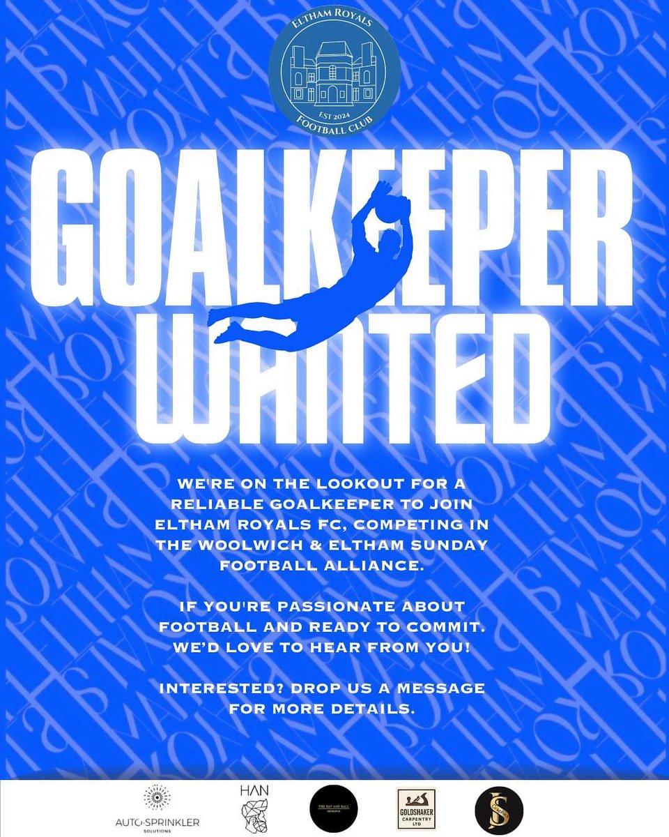 Message us if you’re interested🔵⚪️ <a href="/WESFA_Football/">W.E.S.F.A.</a> <a href="/SELKXIFC/">SELK XI FC</a>