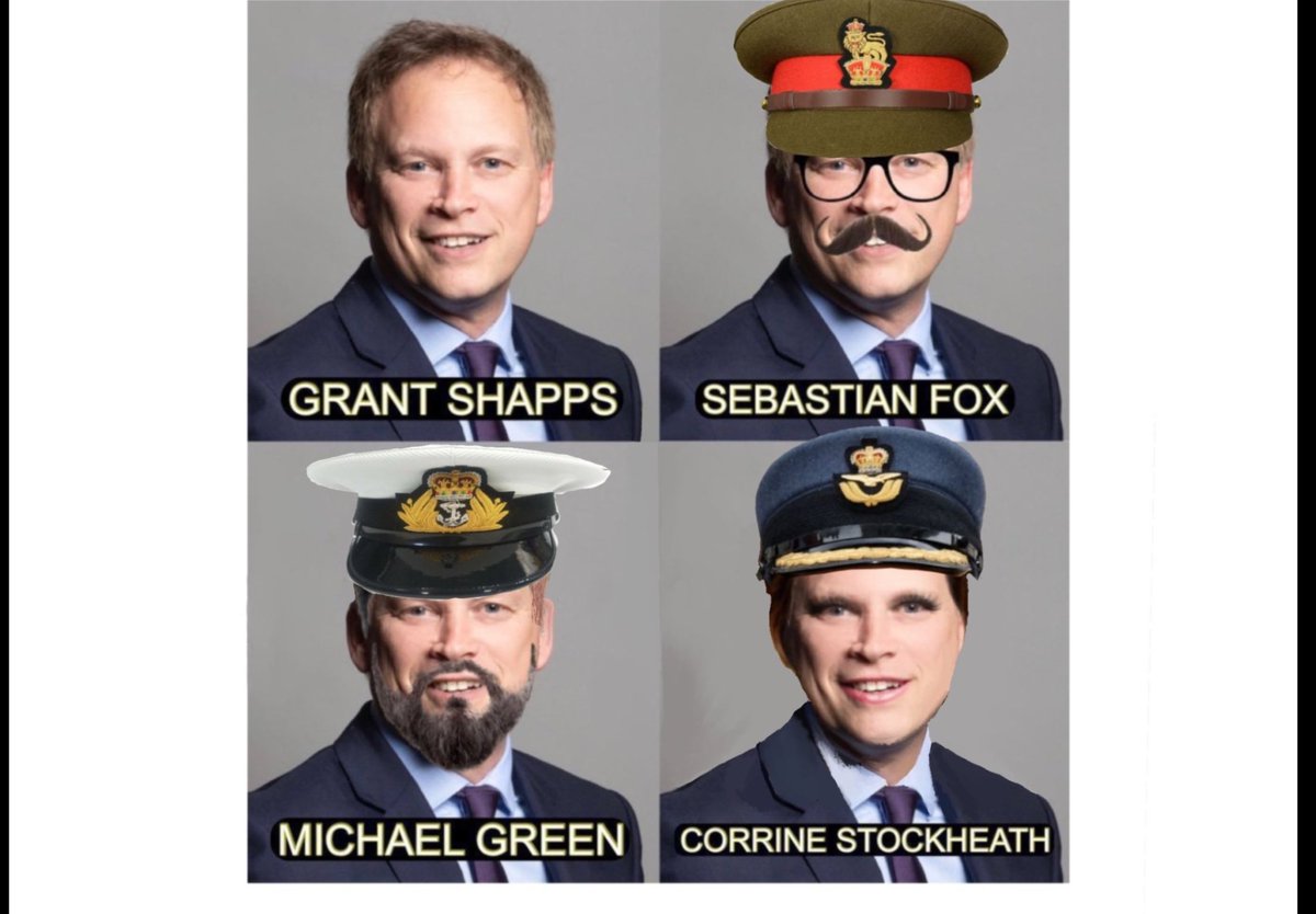 BraidseaQuine's tweet image. Hmm,didn’t Grant Shapps replace Ben Wallace?
Appointing Shapps as Defence Secretary was an utter farce.

#SnakeoilSalesman #Spiv #Racketeer #Grifter