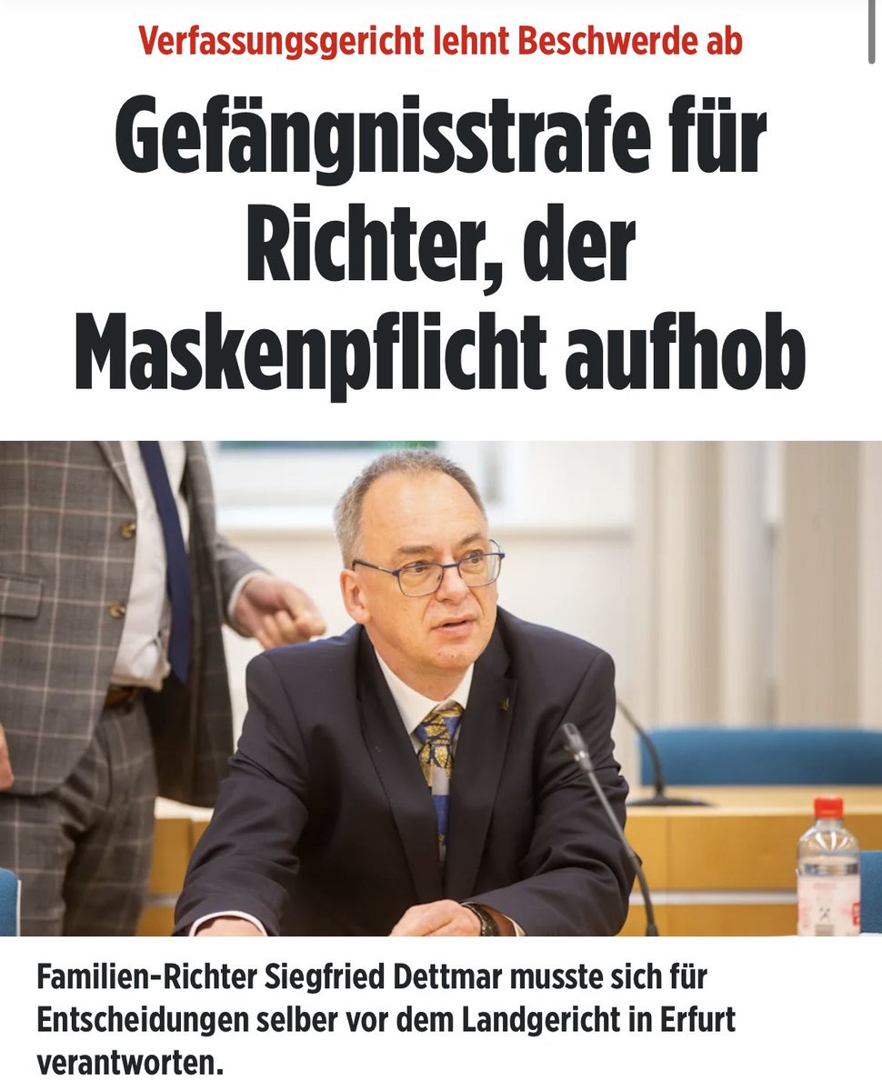 <a href="/El_Haginho/">𝙃𝙖𝙜𝙞𝙣𝙝𝙤©</a> Der Corona-Streit lässt sich nicht befrieden, weil das kein "Streit" mit Argumenten war, sondern Rettungs-Geschäft, Unterdrückung und stolze Verachtung von Widerspruch;

und zwar durch 
"UnsereDemokratie©",
"UnsereWissenschaft©",
"UnsereJournalisten©" ... und
"UnsereRichter©".
😇