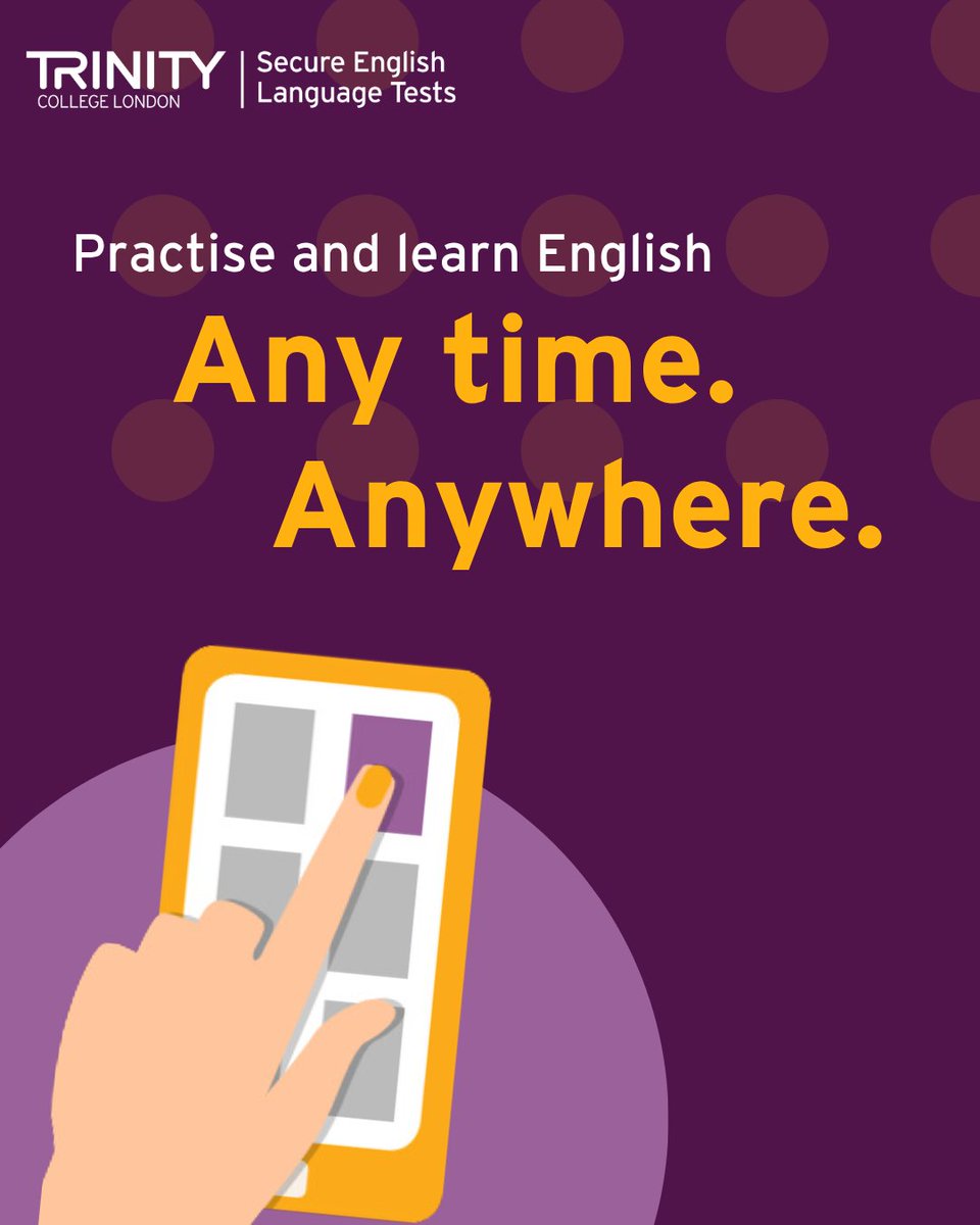 Study smarter, not harder. Our GESE SELT Study app helps you practise for your exam  anytime, anywhere. Perfect for busy schedules, start learning on the go! 📱Find out more here- hubs.la/Q03qqgJ60

#TrinitySELT #SELT #UKVisa #B1Test #UKVisaTest #EnglishTest #B1SELT