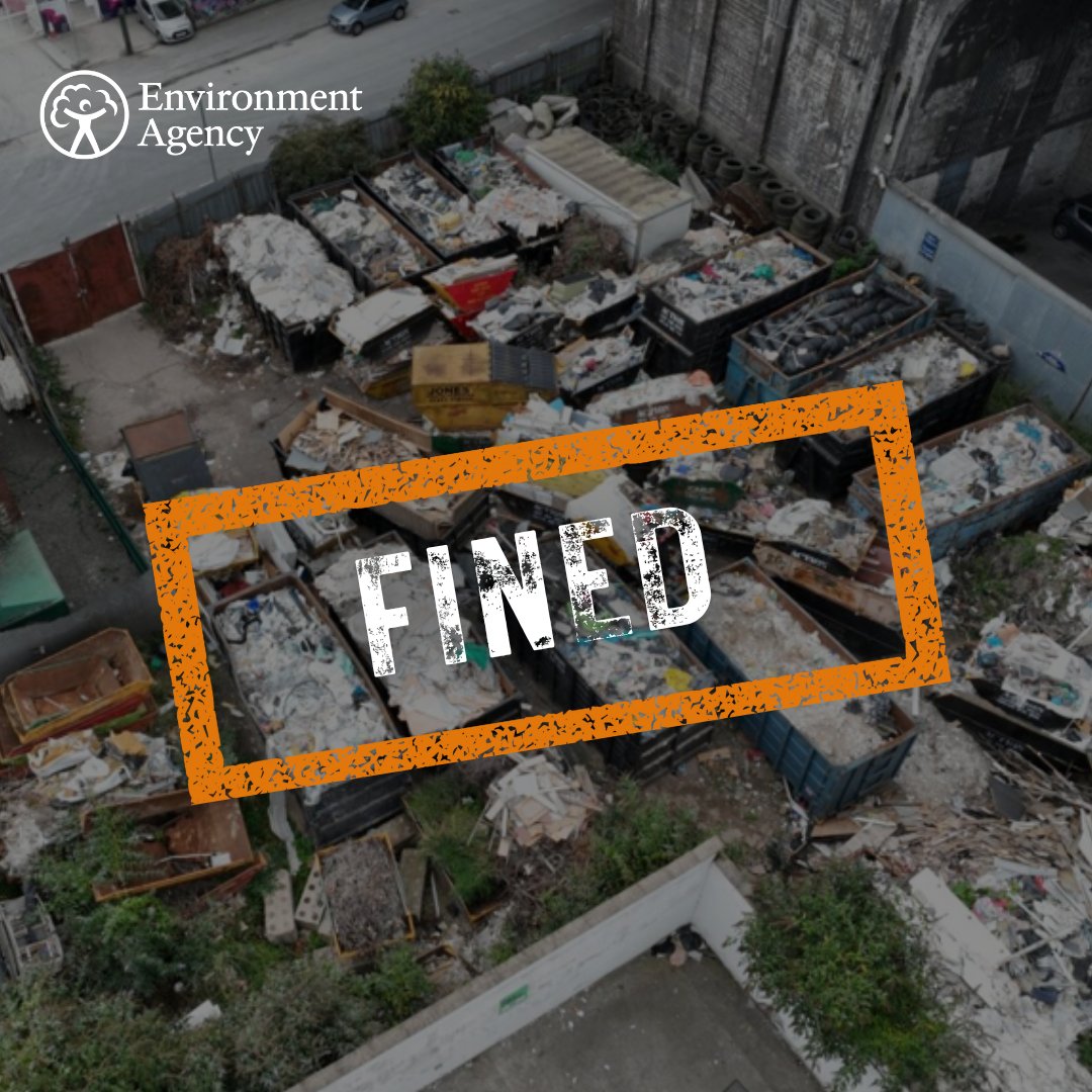 EnvAgency's tweet image. This skip hire company leased land to illegally store and process waste.
Now, they're paying the price with a £48,000 penalty.
If you're leasing your land to a waste company, don't get stung by waste criminals. Always check their permits.
gov.uk/government/new…