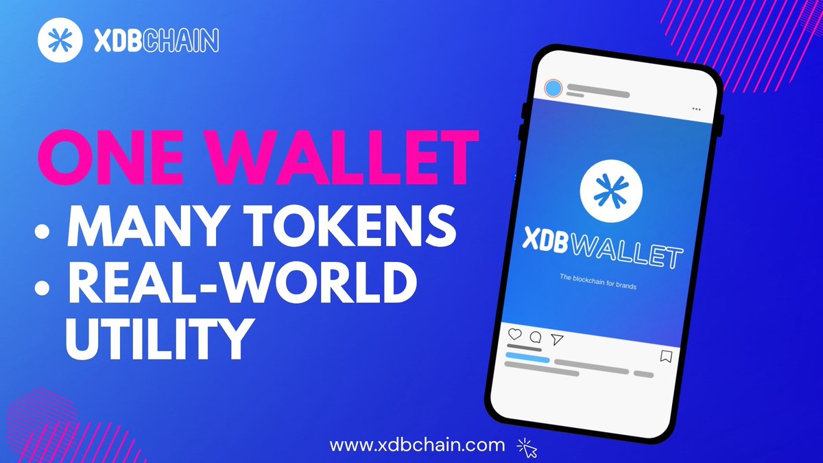 The XDB Wallet,  the home for branded tokens with actual value.

From $XDB to CBPay and everything in between, this is where your loyalty, perks, access, and rewards live, not just as points, but as tokens you own, send, and use.

XDB Wallet gives you full control of your