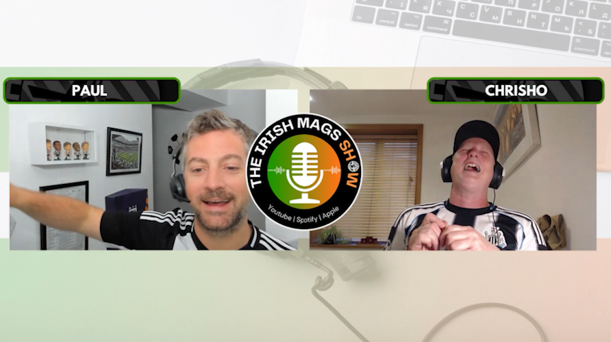 New Irish Mags Show - Out Now! 🎙

Ep. #84 - TRANSFER WINDOW ALIVE &amp; KICKING 🚀

Newcastle United’s summer window has sprung into life these last few weeks - join Paul &amp; Chrisho as they attempt to figure out what the hell is going on 😅

Links below 👇

#IrishMags | #NUFC