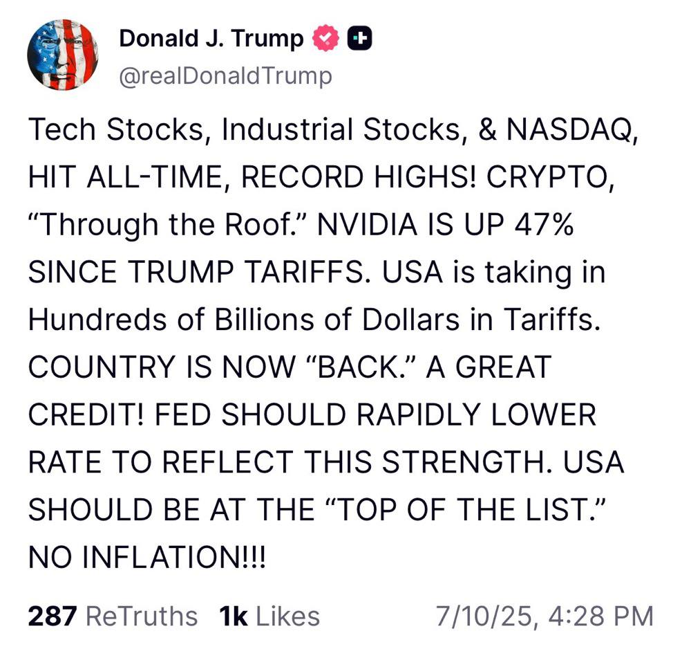 CryptoSharmin's tweet image. President trump says #crypto is going through the roof.