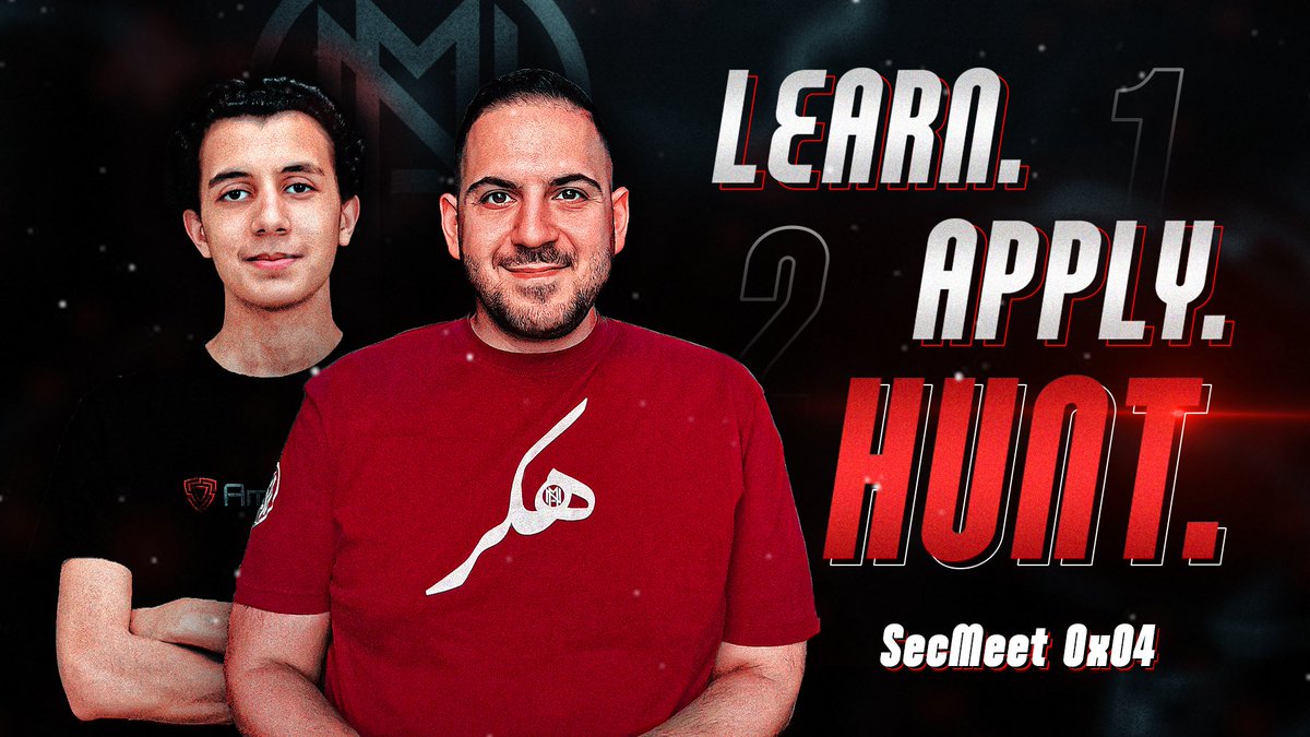 amrelsagaei's tweet image. “Hack. Hustle. Repeat.”
That’s the vibe of this SecMeet — and no better guest for it than @NahamSec .
We broke it all down:
-From your first bug to full-time bounty life
-Leveling up without burning out
-Smart money moves in a world of big payouts
-Real advice from someone…
