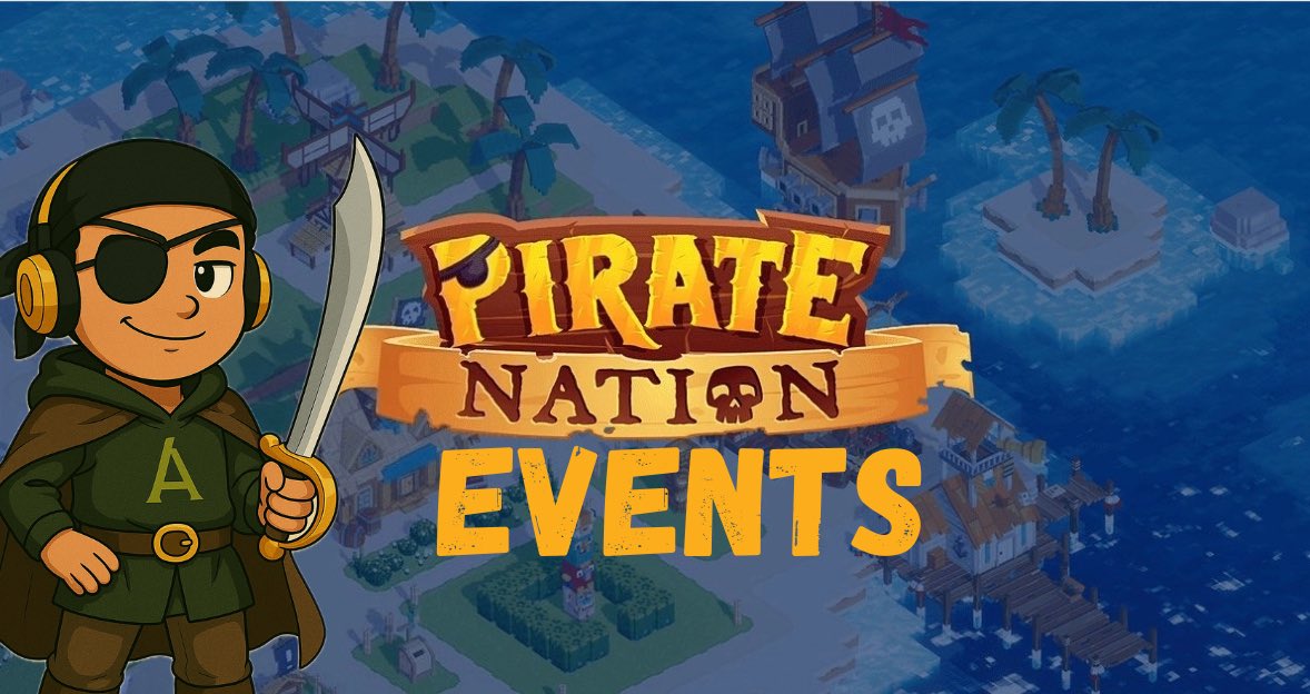 Prime.sol 👑 (@primesolana_) on Twitter photo Ahoy Gamers, Who said Web3 gaming is dead?
They clearly have been sleeping on <a href="/PirateNation/">Pirate Nation</a>
Pirate Nation has been cooking with its events lately
Here’s all you need to know about their live events and how you can earn👇 Ahoy Gamers, Who said Web3 gaming is dead?
They clearly have been sleeping on <a href="/PirateNation/">Pirate Nation</a>
Pirate Nation has been cooking with its events lately
Here’s all you need to know about their live events and how you can earn👇