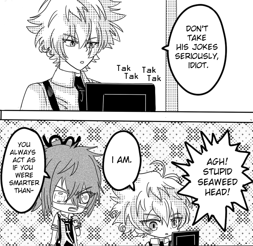 MisoSoupDuo's tweet image. #collarxmalice #fanart
