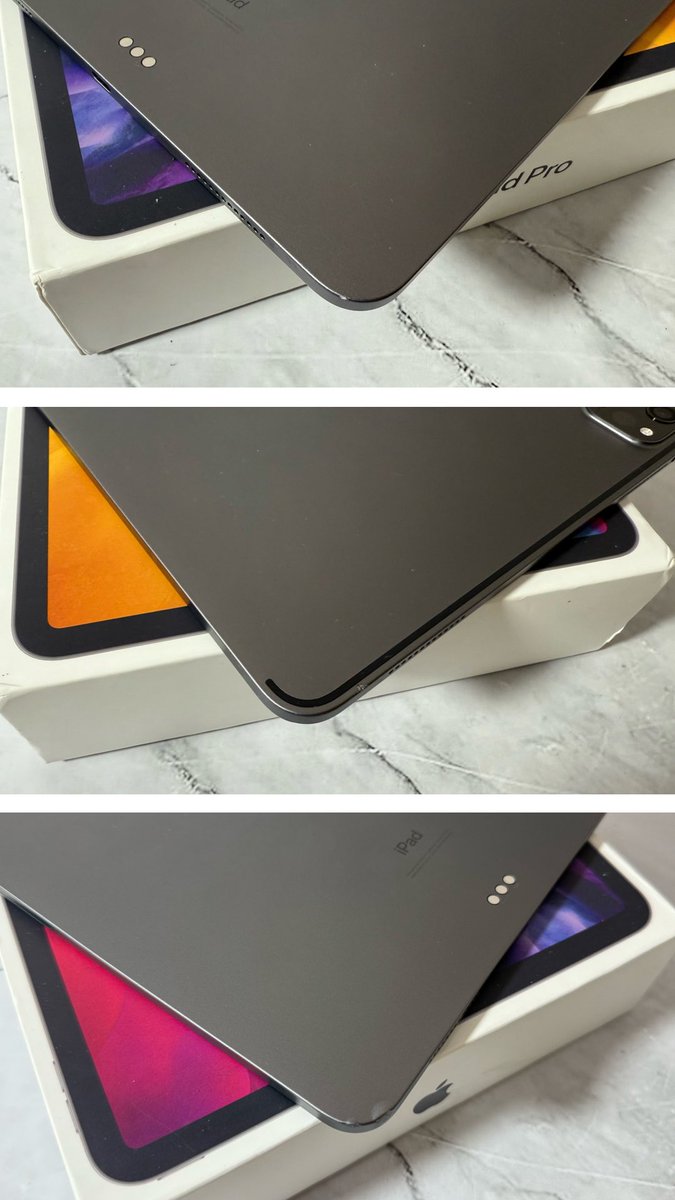 bhaguz_403's tweet image. Dijual iPad Pro nih murah aja gaes! 😎
Permisi Twiiter mau jual iPad Pro 11 inci gen 2 (2020, CPU A12Z)
Spek 256GB Wi-Fi only warna Space Gray. Fullset, ada lecet dikit tinggal dikasih case aja beres.
Harga 6,9 juta bungkuuus. Minat cuss DM ya. Bantu RT gaes thank you 🙏🏼