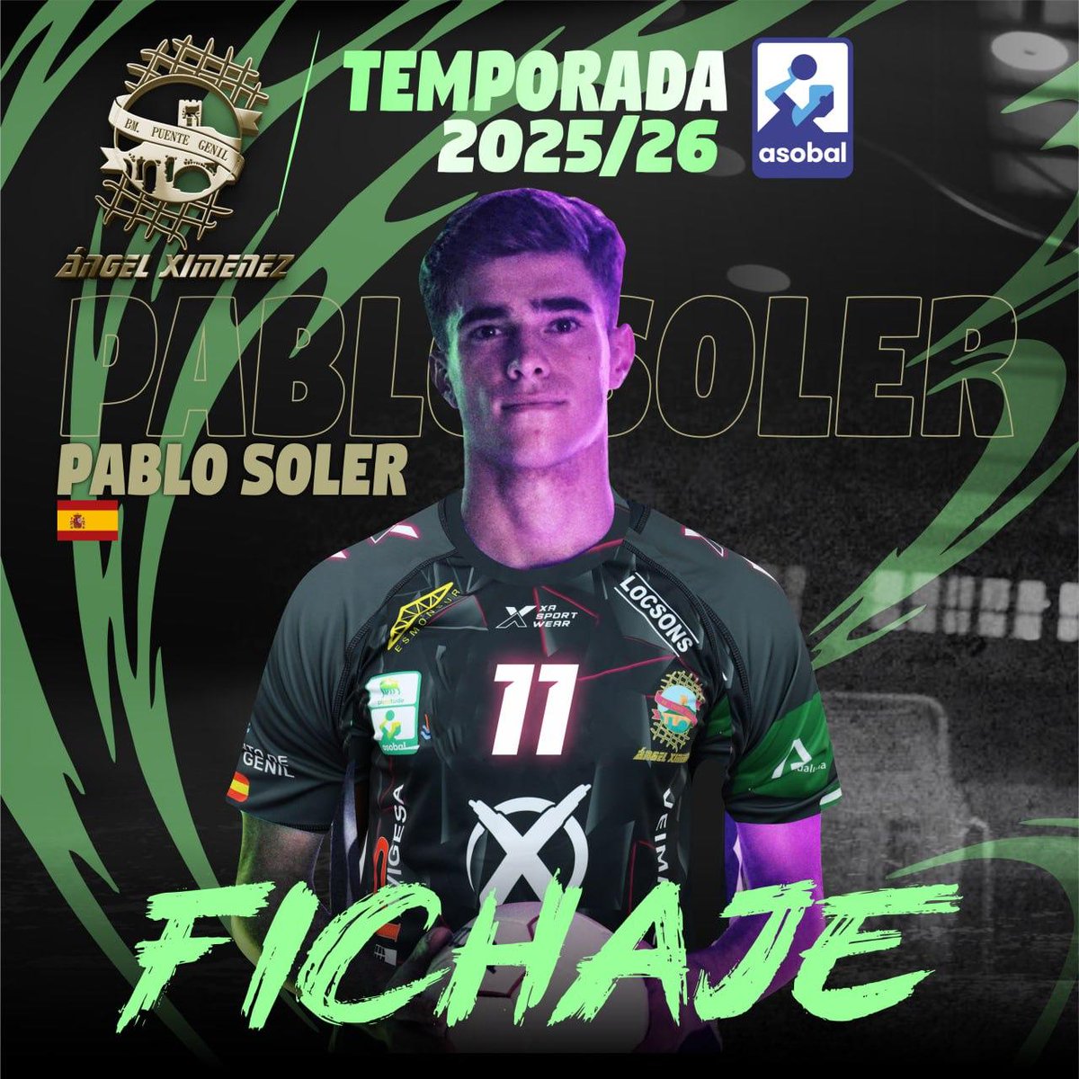BM Ángel Ximénez Puente Genil (@angelximenezbm) on Twitter photo #OFICIAL 📣 Pablo Soler, nuevo fichaje hasta 2️⃣0️⃣2️⃣8️⃣
🔙 Procedente de <a href="/BMCiudadDMalaga/">TROPS MÁLAGA BM.</a>, el extremo jugará este curso 25/26 en #DHPlataMasc tras un acuerdo de cesión con <a href="/bm_prointegrada/">BM PROIN</a> 🤝
¡Bienvenido y mucha suerte, Pablo!💪
📝 clubbalonmanopuentegenil.es/comunicado-ofi…
#VamosMiGenil #VamosAX #OFICIAL 📣 Pablo Soler, nuevo fichaje hasta 2️⃣0️⃣2️⃣8️⃣
🔙 Procedente de <a href="/BMCiudadDMalaga/">TROPS MÁLAGA BM.</a>, el extremo jugará este curso 25/26 en #DHPlataMasc tras un acuerdo de cesión con <a href="/bm_prointegrada/">BM PROIN</a> 🤝
¡Bienvenido y mucha suerte, Pablo!💪
📝 clubbalonmanopuentegenil.es/comunicado-ofi…
#VamosMiGenil #VamosAX