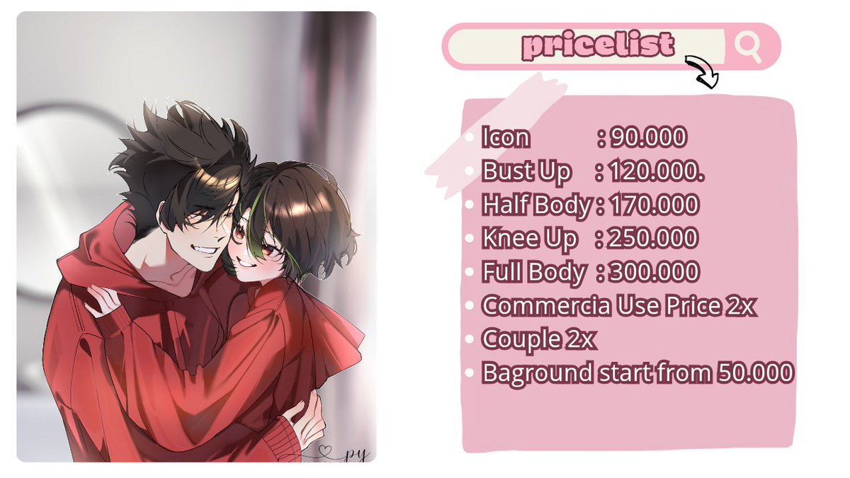 Pama_ya06's tweet image. ୨⎯ OPEN COMMISSION⎯୧
✿INTER➷vgen.co/Pama_ya06
✿Dm aku jika ada pertanyaan/mau order
✿ Likes & retweet are very appreciated
#opencommissions
#VGenComm
#VGen