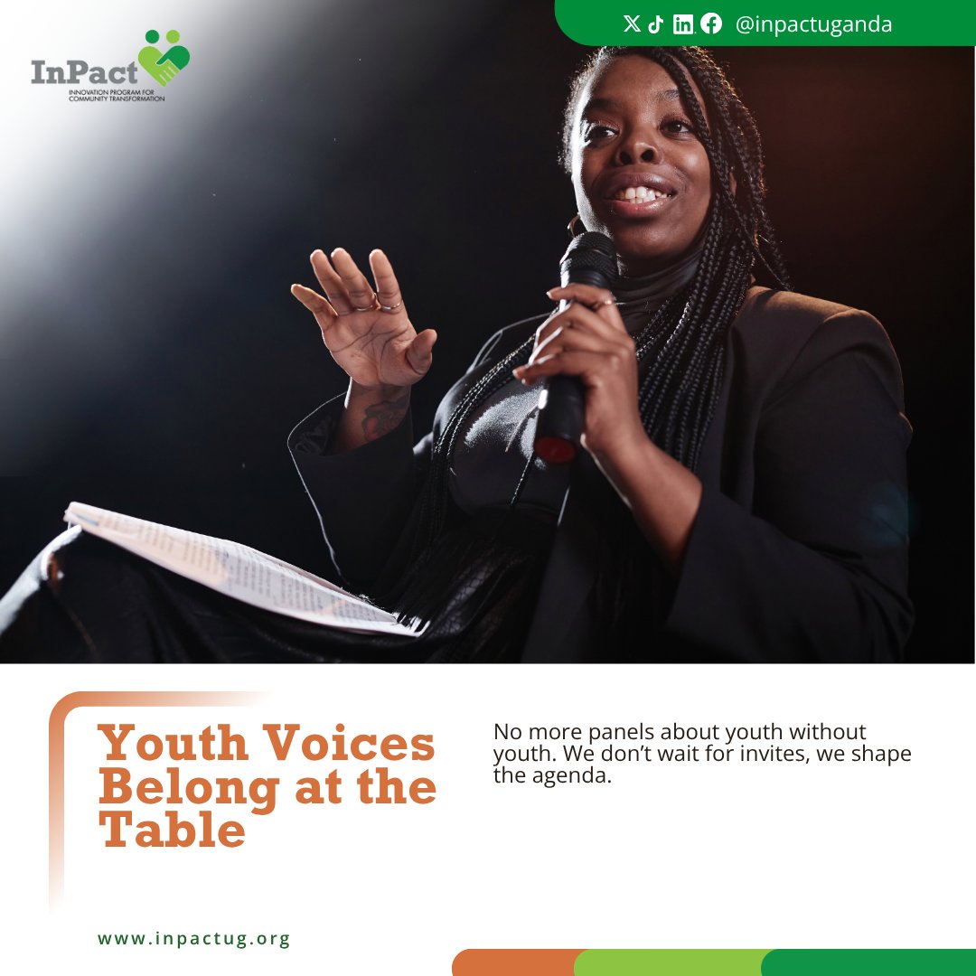 Youth Voices Belong At The Table! 

Youth Voices Belong At The Table! 

Youth Voices Belong At The Table! 

#InpactUganda