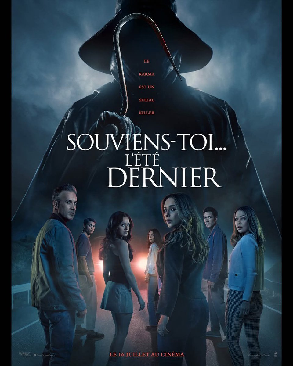 SOUVIENS TOI... L'ÉTÉ DERNIER est au cinéma depuis aujourd'hui!
Vous pouvez m'y entendre dans le rôle de Teddy Spencer, interprété par Tyriq Withers. 
Après avoir affronté Ghostface, j'ai fait face au Fisherman 😱
#ikwydlsmovie