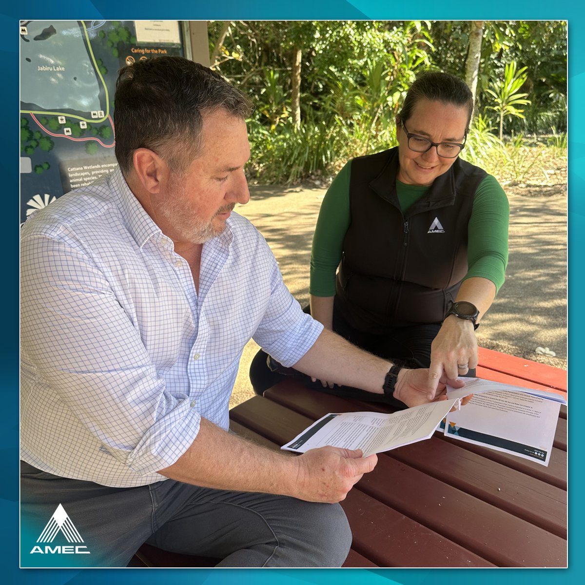 AMEC’s QLD Director, Kate Dickson, visited Cattana Wetlands today with Minister Andrew Powell.

Supporting new transitional category for Progressive Rehabilitation &amp; Closure Plan (PRCP) schedules, to allow better post-mining outcomes.

Read more here ➡️ ow.ly/Vhxj50WqnJx