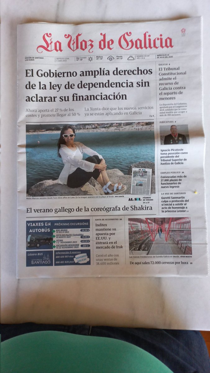 Unha portada de 'veraneo'...Seguimos tocando fondo no xornalismo...