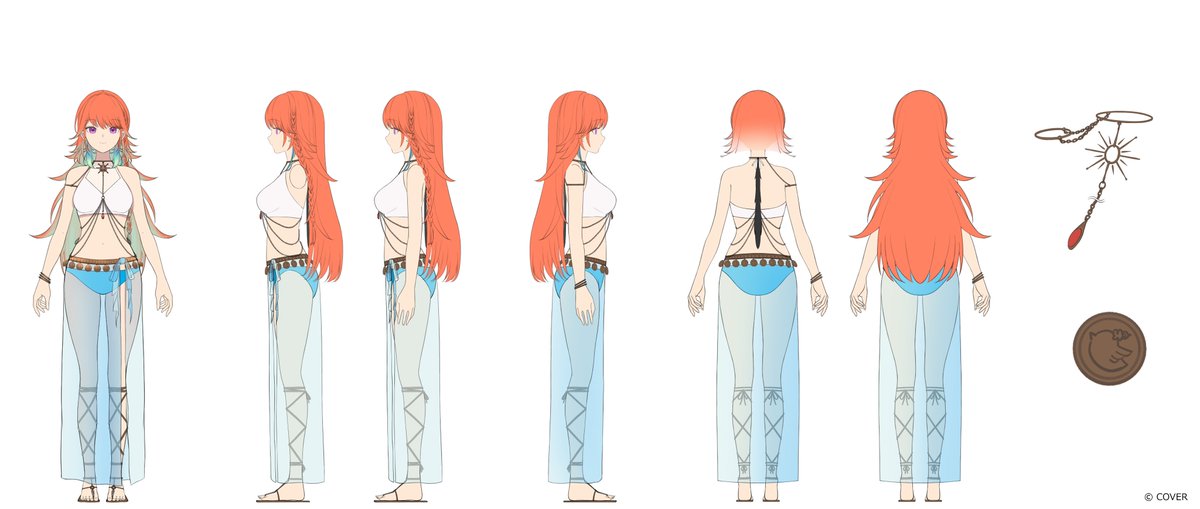 🎉『holonatsu Paradise Outfit Reveal』🎉

Here's my new holonatsu swimsuit outfit design for the summer! ☀️
Loooong hair Wawa is a delight 🎀

#holonatsuParadise