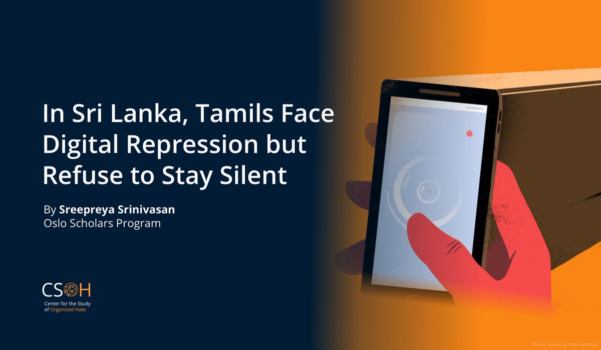 Amid surveillance, censorship and shrinking space, Tamils use digital platforms to preserve history, resist erasure, and reclaim identity in post-war Sri Lanka.

csohate.org/2025/07/14/tam…

#tamils #srilanka #surveillance #censorship