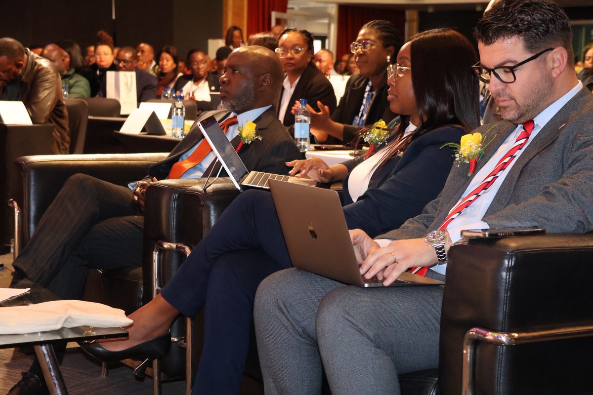 nampapress's tweet photo. SCENE: Scenes from the opening of #ECC2025 this morning at The Dome in Swakopmund — where communicators from across Namibia are gathering to share, learn, and lead.

#ECC2025 #Swakopmund #CommunicationConference #NamibiaSpeaks #OpeningDay

(Photos by: Mulisa Simiyasa) NAMPA https://t.co/SThDa0Vf55