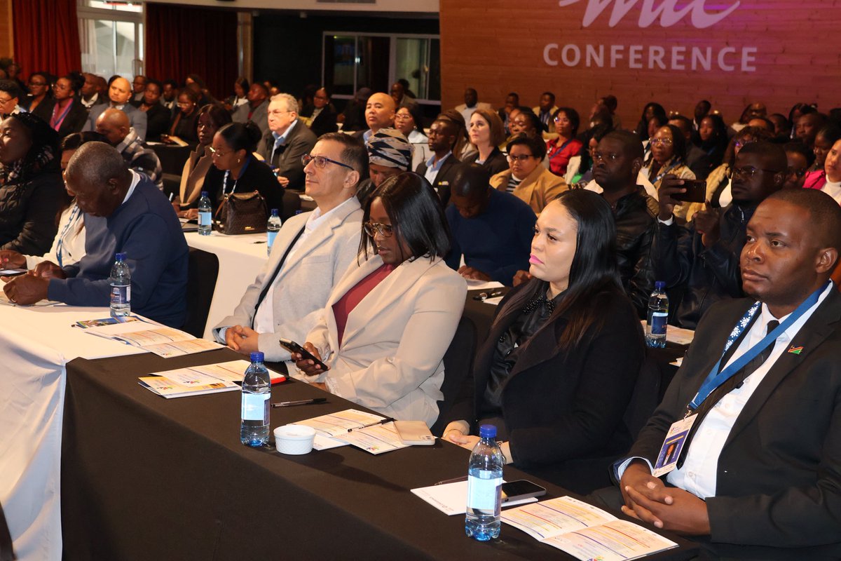 nampapress's tweet photo. SCENE: Scenes from the opening of #ECC2025 this morning at The Dome in Swakopmund — where communicators from across Namibia are gathering to share, learn, and lead.

#ECC2025 #Swakopmund #CommunicationConference #NamibiaSpeaks #OpeningDay

(Photos by: Mulisa Simiyasa) NAMPA https://t.co/SThDa0Vf55