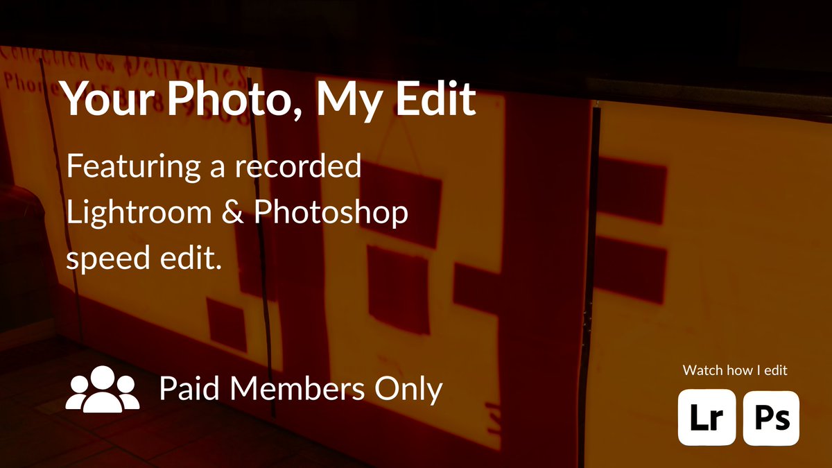 alexfelll's tweet image. Im running another 'Your Photo, My Edit' over on my Patreon. This is where I will edit one of your photos and you will also see how i edit. Its $2 per month to join! cancel anytime.
Link - patreon.com/alexanderfell