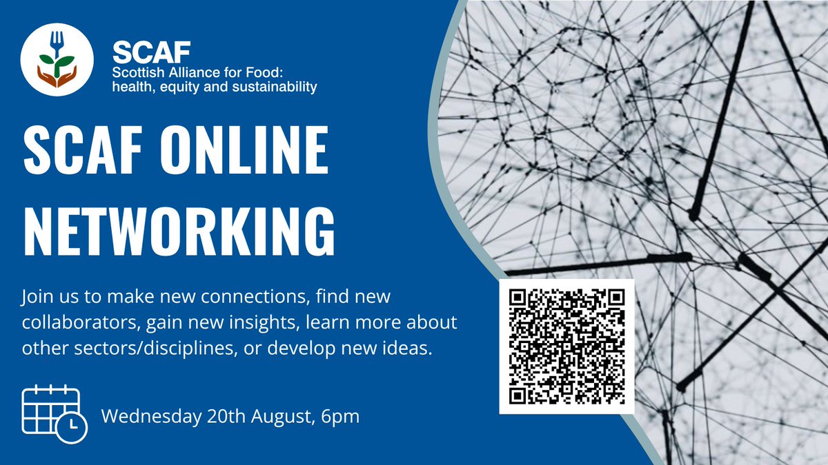SCAF_ARC's tweet image. 📢 The next SCAF online networking session is taking place on Wednesday 20th August at 6pm!
Join us to make new connections, find new collaborators, gain new insights, learn more about other sectors and disciplines, or develop new ideas 💡🌱
➡️ bit.ly/4nP7nJG