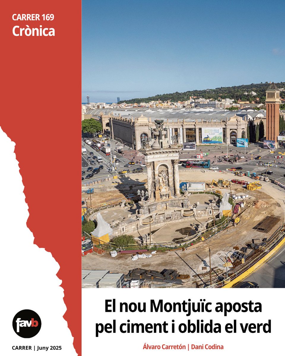 laveudelcarrer's tweet image. 🔴 CARRER 169 | Ens endinsem en les obres de renovació de Montjuïc i els seus voltants
✍️ Álvaro Carretón
📸 @dani_codina
🔗 carrer.cat/article/el-nou…