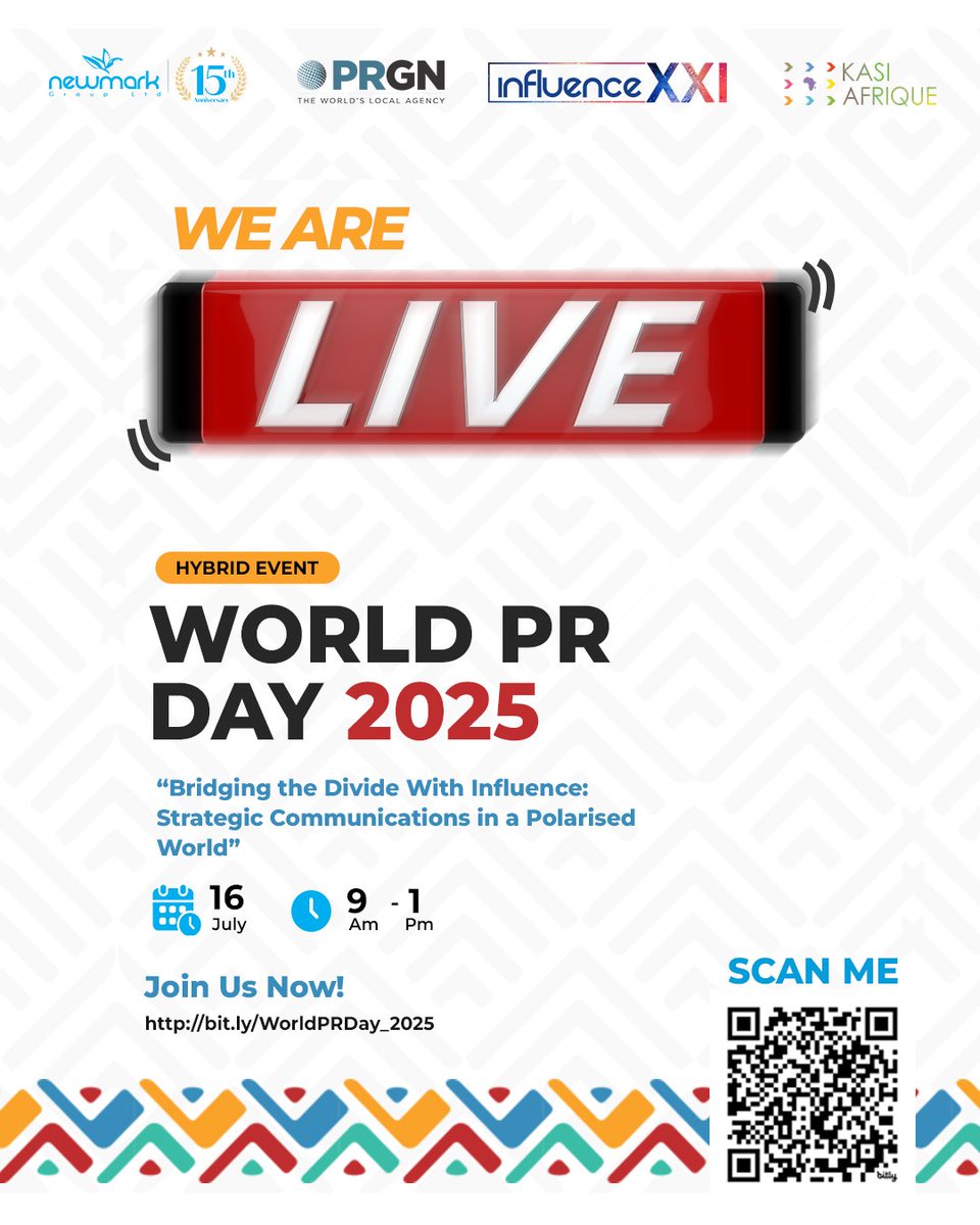 🔔WE ARE LIVE!🔔
#TheNewmarkGroup and the Public Relations Global Network (PRGN) global webcast  is LIVE! 🥳
Be part of the dialogue
Zoom → bit.ly/4lJByjD  
YouTube  → youtube.com/live/_vQimaxcg…    
#Influenceimpactinspire