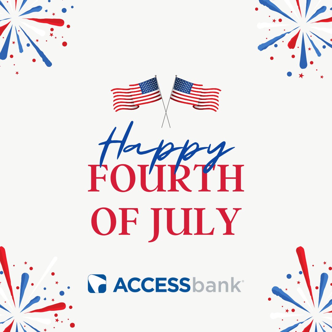 Happy Independence Day! Our branches are closed for the holiday, but you always have the freedom to access your accounts online or through our mobile app.