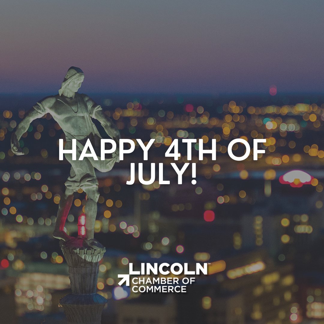Happy Fourth of July, Lincoln! Our offices are closed today, but we’ll see you on Monday. Enjoy the day and stay safe! #WeChooseLincoln