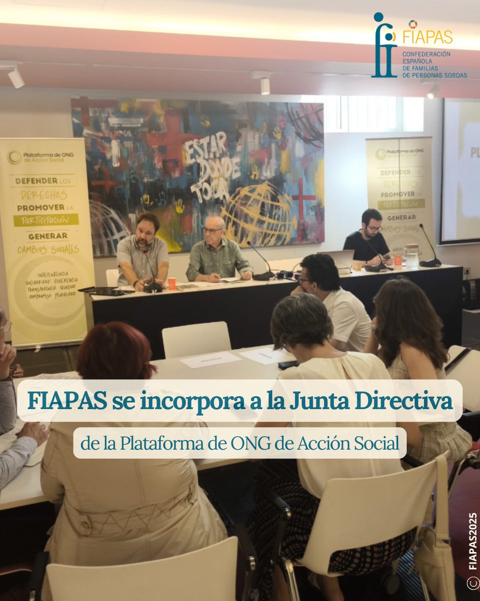 FIAPAS (@fiapas) on Twitter photo 🔹#FIAPAS se incorpora a la Junta Directiva de la <a href="/PlataformadeONG/">@PlataformadeONG</a>
Raquel Prieto, Gerente de FIAPAS, formará parte de este equipo, sumándose así al trabajo conjunto de coordinación entre entidades del Tercer Sector.
¡Seguimos trabajando en nuestro compromiso de impulsar la 🔹#FIAPAS se incorpora a la Junta Directiva de la <a href="/PlataformadeONG/">@PlataformadeONG</a>
Raquel Prieto, Gerente de FIAPAS, formará parte de este equipo, sumándose así al trabajo conjunto de coordinación entre entidades del Tercer Sector.
¡Seguimos trabajando en nuestro compromiso de impulsar la