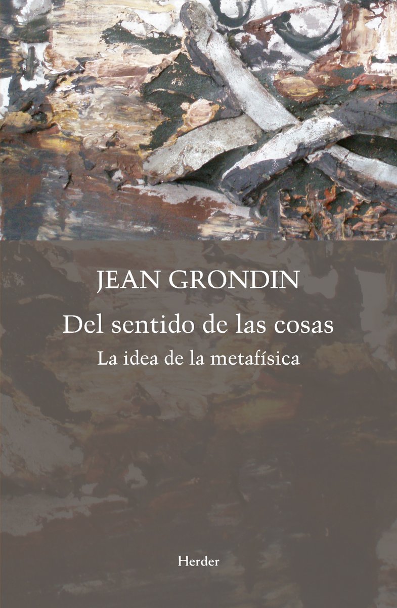 Todo sentido de las cosas presupone una metafísica, un más allá de lo mensurable y cuantificable. Jean Grondin repasa el proyecto de la metafísica y propone renovarlo mediante la hermenéutica, el estudio por excelencia del sentido. 

👉 f.mtr.cool/hxptxmzska