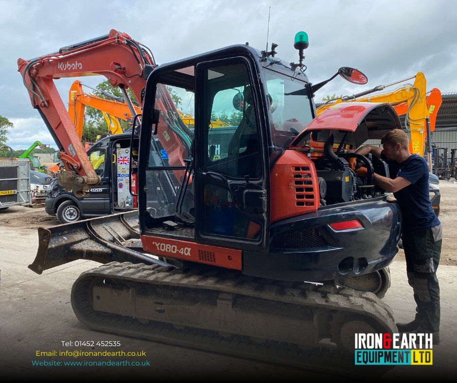 IronEquip's tweet image. Final checks underway on this Kubota before it heads to the wash bay and then out for delivery to our customer.

Iron &amp;amp; Earth - We Know Machinery

#IronAndEarth #ReadyForWork #Kubota #KX080 #PlantMachinery #UsedMachinery #PDI  #WeKnowMachinery