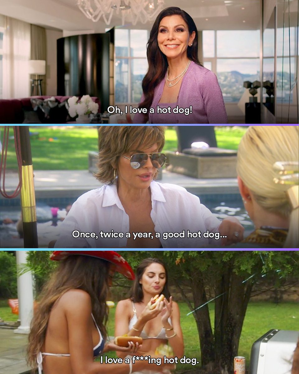 Us today 🌭 #RHOC #RHOBH #SummerHouse