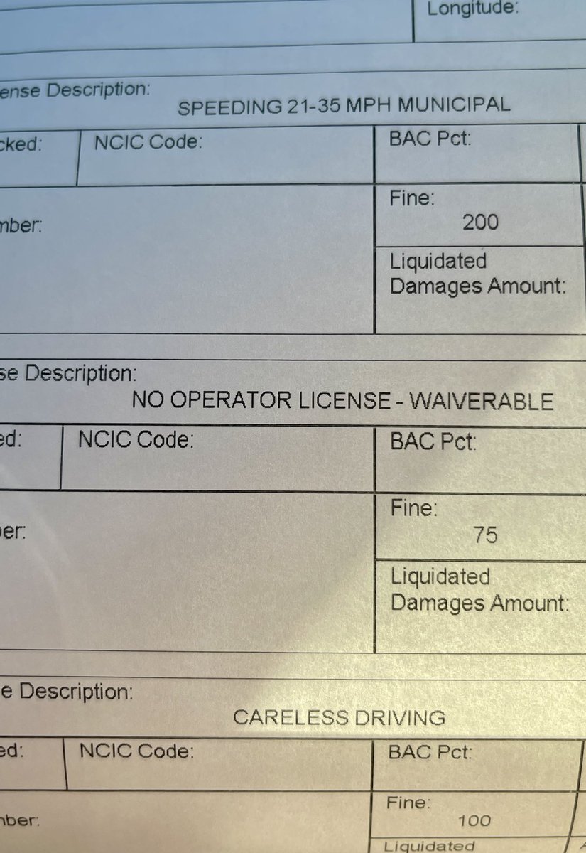 OPDOfcBossman's tweet image. Not a great way to start the holiday weekend. Speeds of nearly triple digits and no drivers license. Let’s do better for everyone’s sake so we can all have a safe and fun weekend!