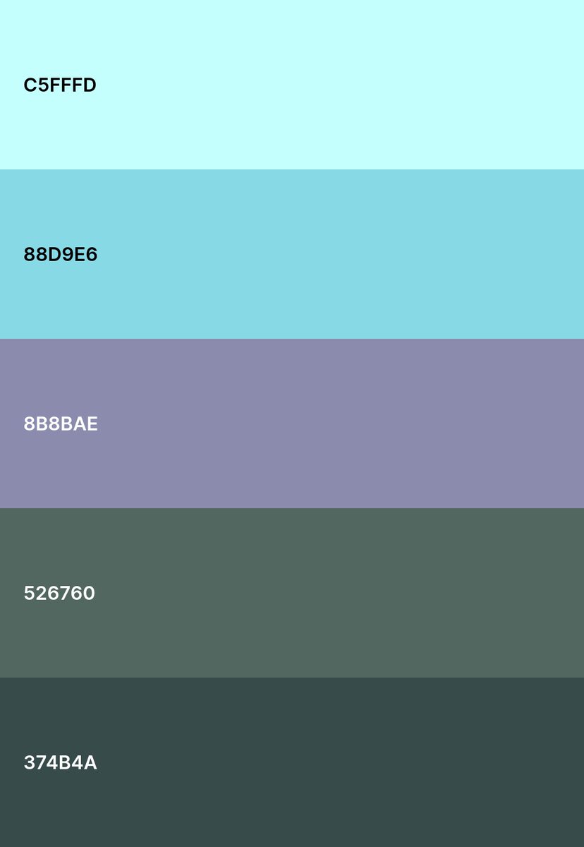 AiTricks's tweet photo. Color palette of the day https://t.co/uCKgy31qHx