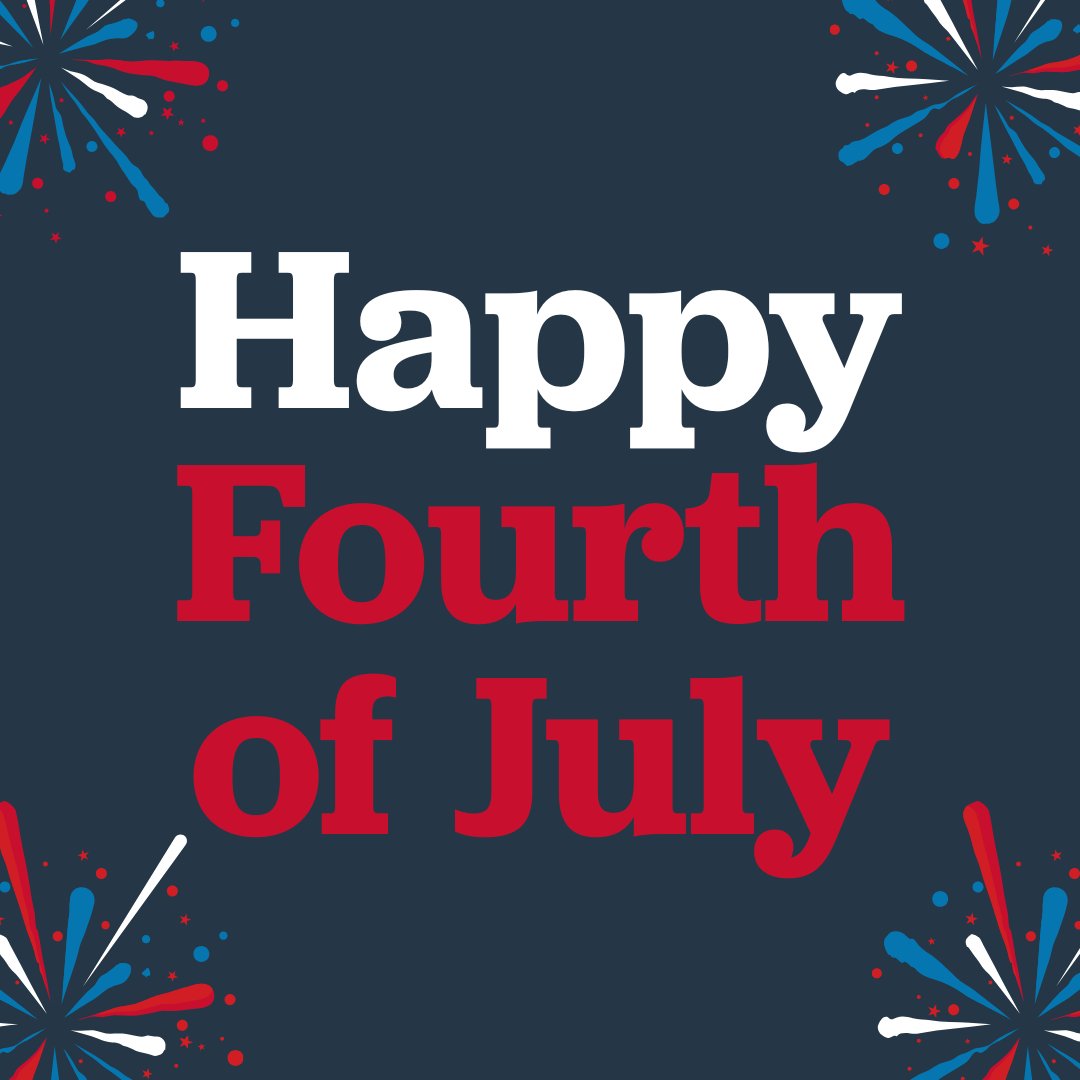 Happy Fourth of July!

Our office is closed today in observance of the holiday. We hope you enjoy the day with those who matter most.

Wishing you a safe and joyful Independence Day. 🇺🇸