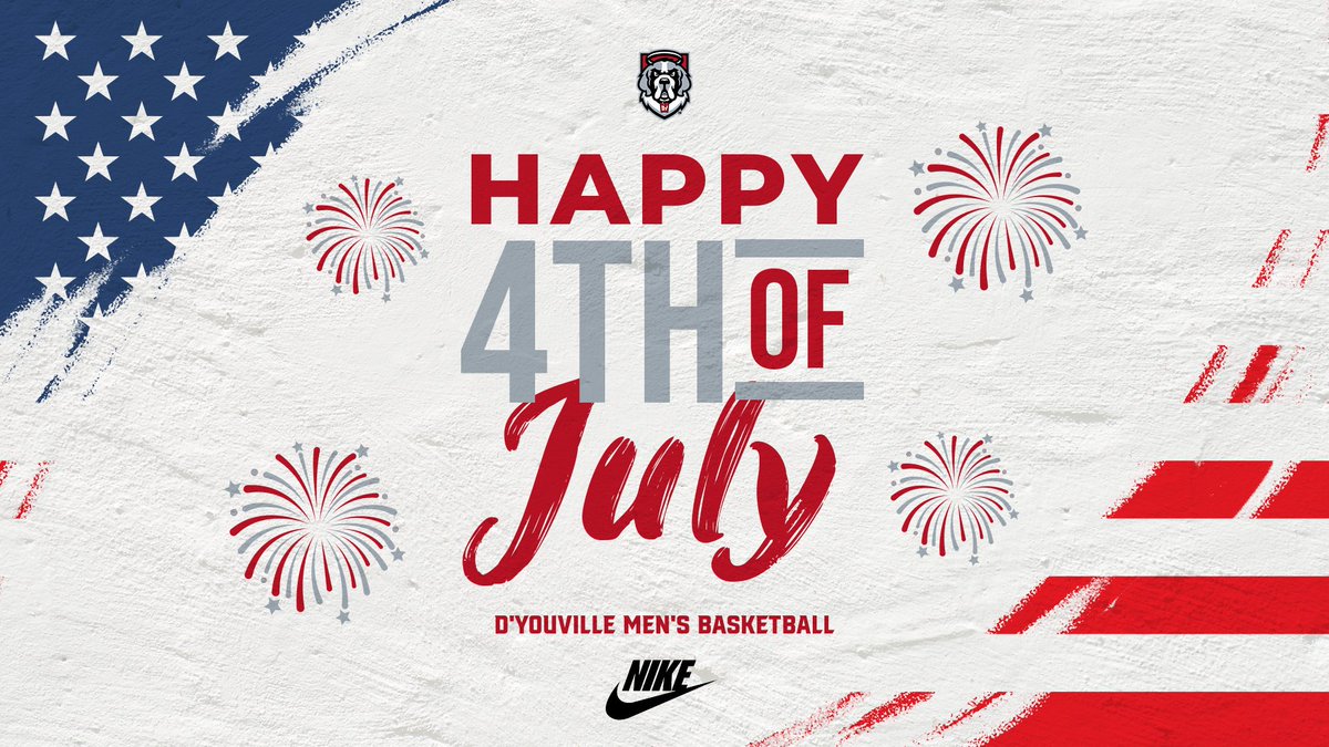 DYouvilleMBB's tweet image. 🎆🇺🇸 Happy 4th of July from D'Youville Men's Basketball!
Today we celebrate freedom, unity, and the spirit of our nation. Wishing everyone a safe and joyful Independence Day!
#FeedTheDawgs