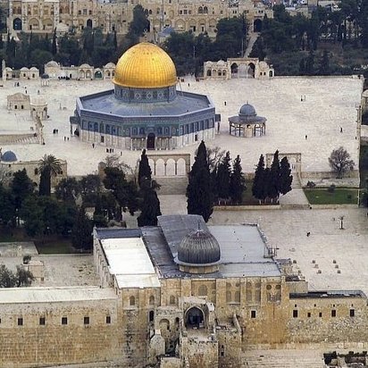 Things I am pondering today: 

If the Al-Aqsa mosque was built starting the year 685, how could Muhammad have visited it in his night flight in year 621?
