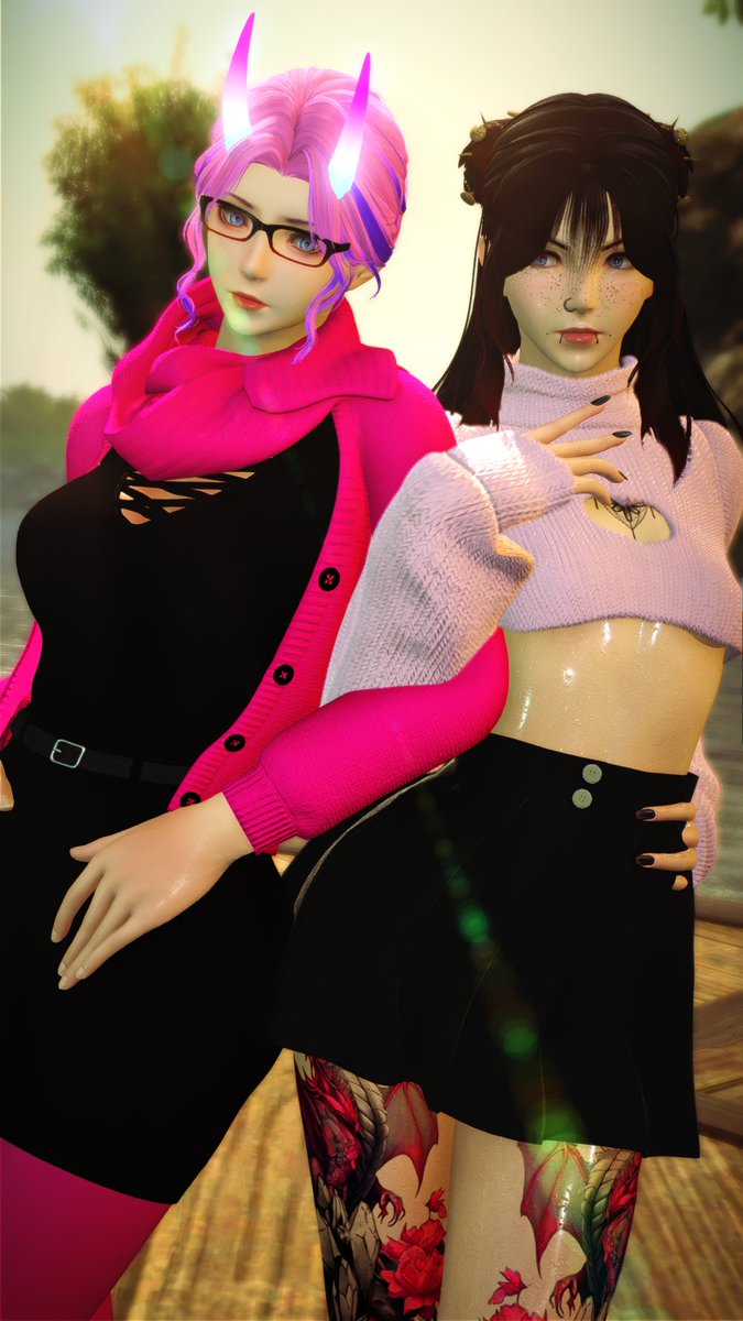 Eddakawaii's tweet image. Took Cutie @ZofiaG101 on a photoshoot date, our pics turned out so pretty :3