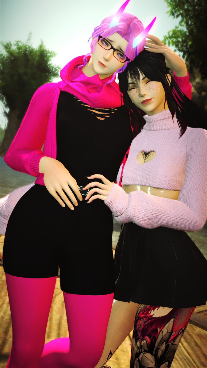 Eddakawaii's tweet image. Took Cutie @ZofiaG101 on a photoshoot date, our pics turned out so pretty :3