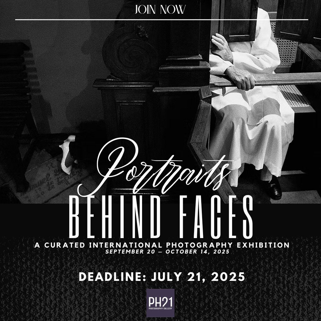 PH21 Gallery presents: Portraits Beyond Faces – A Curated International Photography Exhibition, September 20 – October 14, 2025 - Deadline: July 21, 2025. theartlist.com/ph21-gallery-p…

#TheArtList #PH21Gallery #PortraitsBeyondFaces #CuratedInternationalPhotographyExhibition