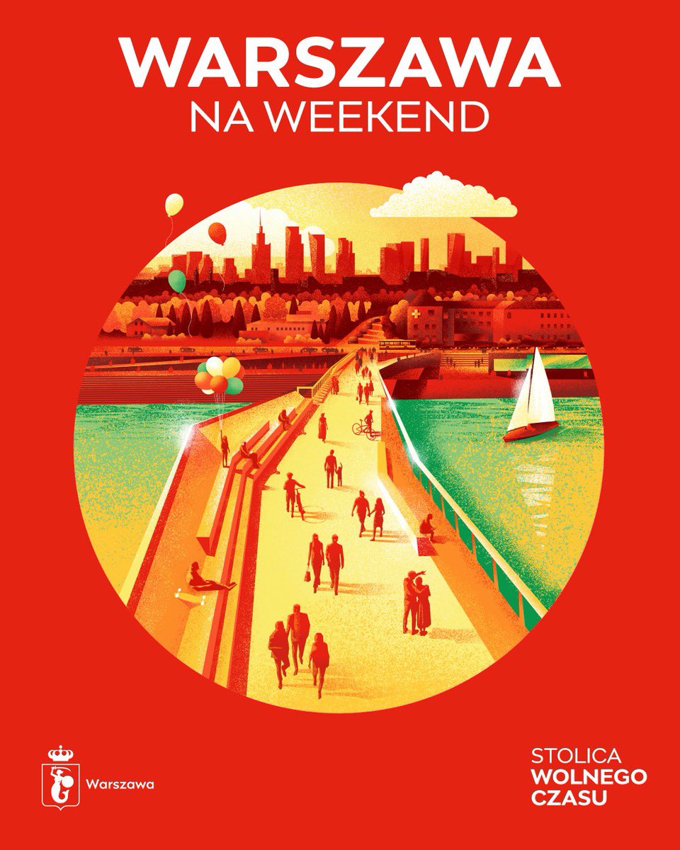 Weekend w Warszawie to jest to! ❤💛 Zobaczcie naszą rozpiskę ciekawych wydarzeń i atrakcji na lato! ☀️

👉 um.warszawa.pl/warszawa-na-we…

#StolicaWolnegoCzasu  #Warszawa