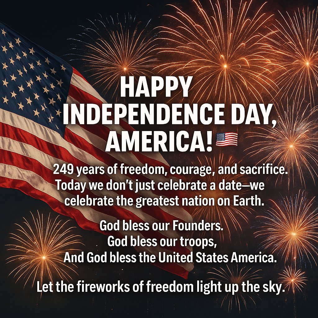 Happy 4th of July!🇺🇸
