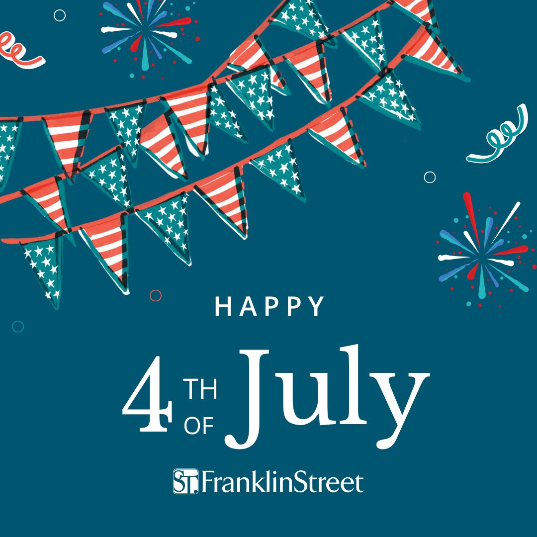 Happy Independence Day! We wish everyone a safe and joyful Fourth of July as we honor the spirit of freedom, community, and opportunity 🇺🇸