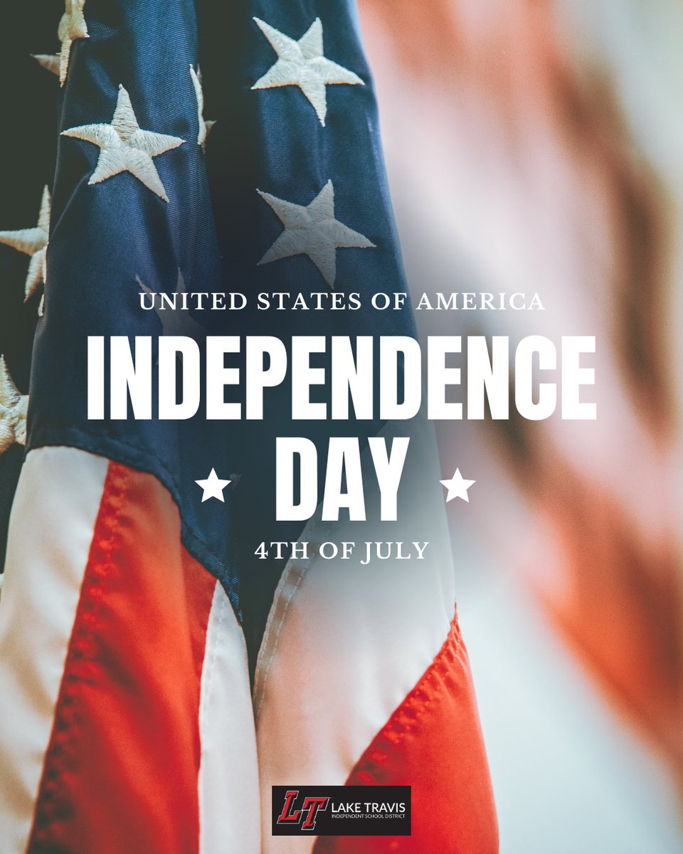🇺🇸 Happy Fourth of July!

☀️ We can’t wait to welcome our students back this fall, but in the meantime, we wish you a fun and safe holiday with family and friends!

#LT1CommunityPurposeHeart ❤️